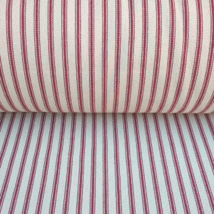 Hampton Ticking - Ruby - Image 3