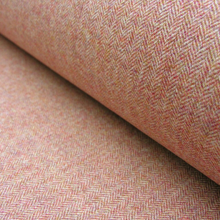 Wool Herringbone - Blood Orange
