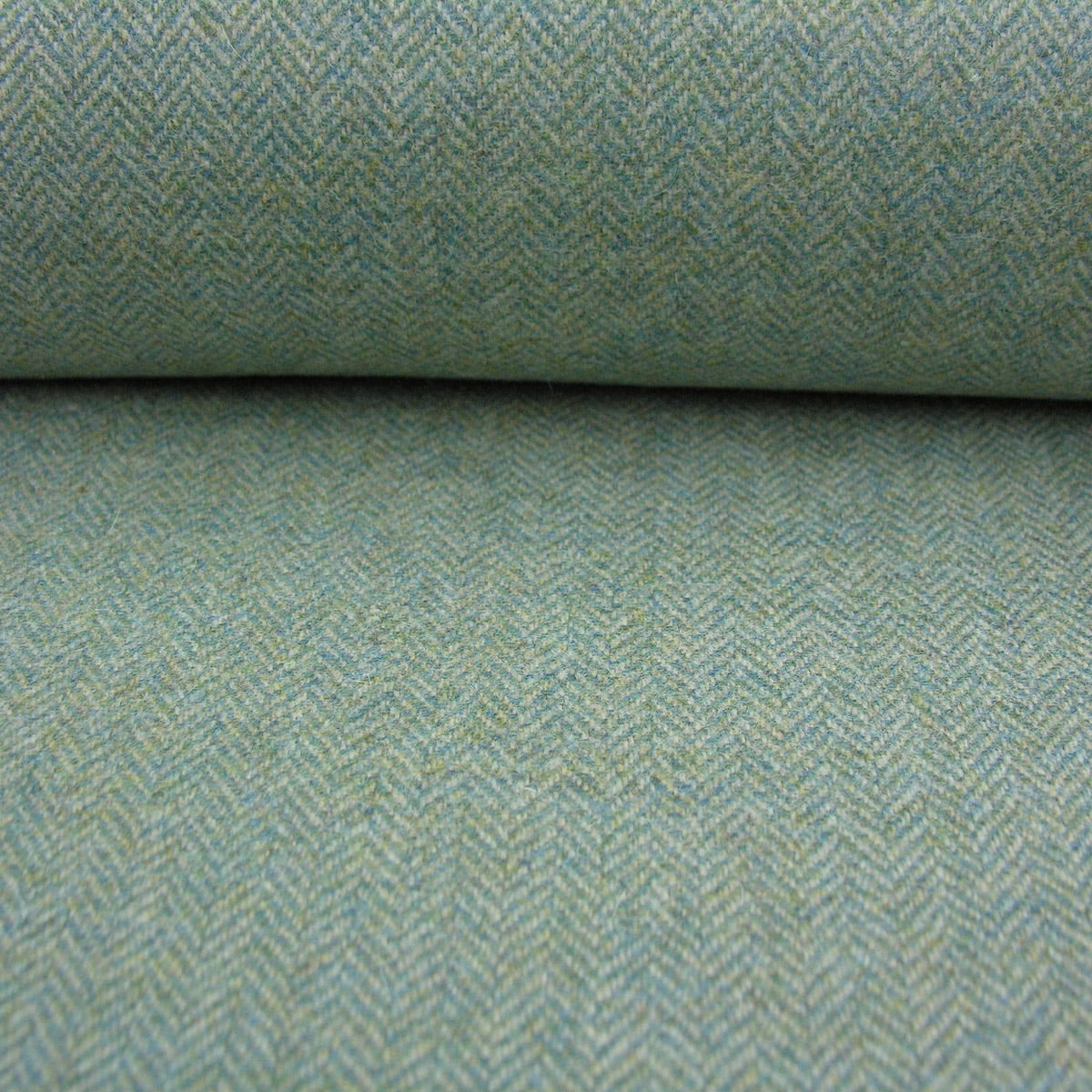 Wool Herringbone - Seagreen - Image 3