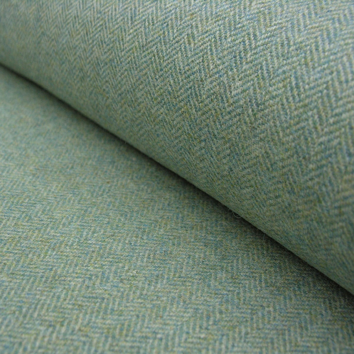 Wool Herringbone - Seagreen - Image 1