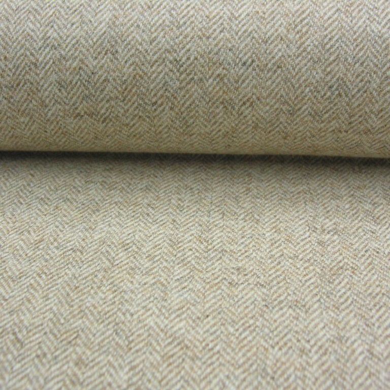 Wool Herringbone - Oatmeal - Image 3