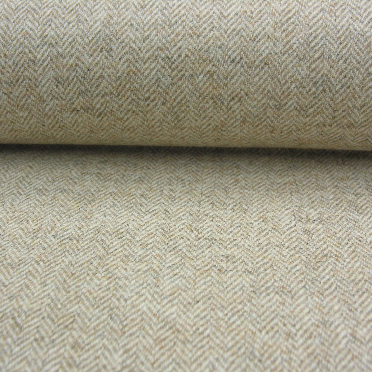 Wool Herringbone - Oatmeal - Image 3