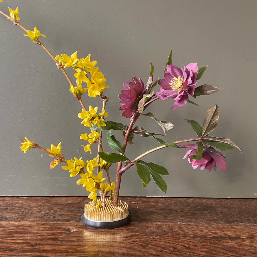 Niwaki Ikebana Flower Frog - Mini Set