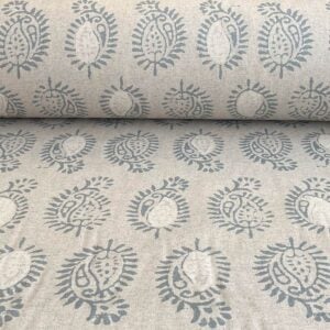 Extra Wide Indus - Blue Slate on Natural - Image 3