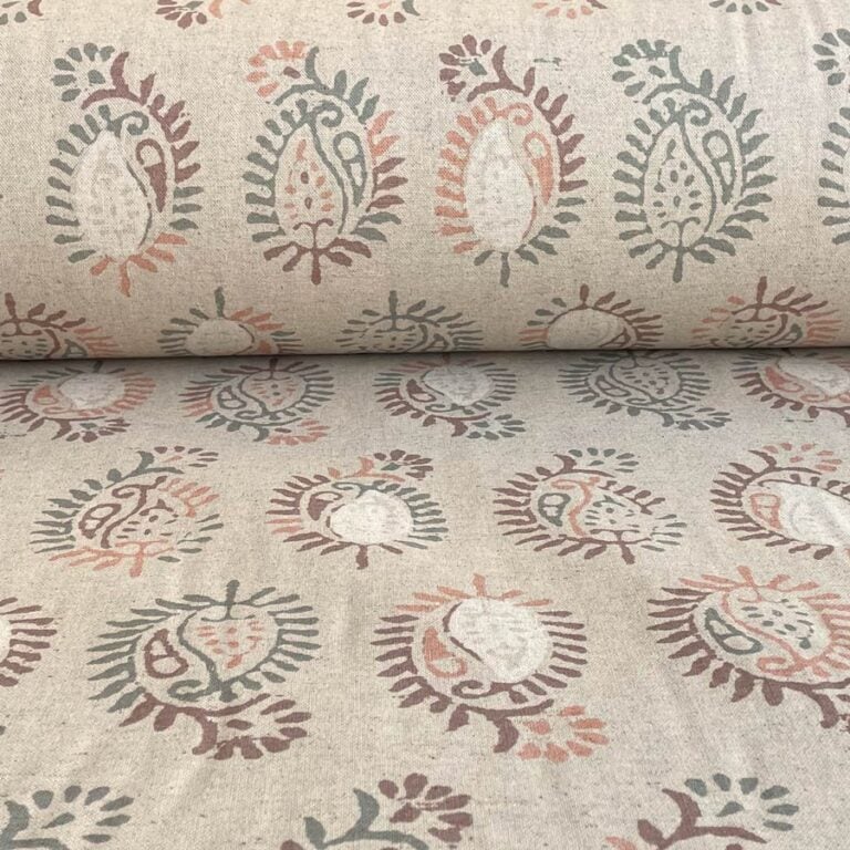 Extra Wide Indus - Plum on Natural - Image 3