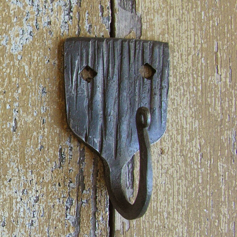small hand forged hook