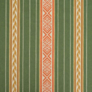 Kolomyya Linen Stripe - Green - Image 2