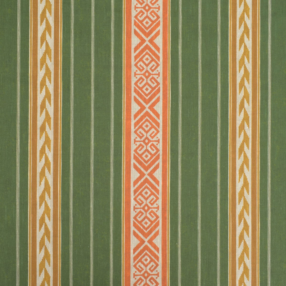 Kolomyya Linen Stripe - Green - Image 2
