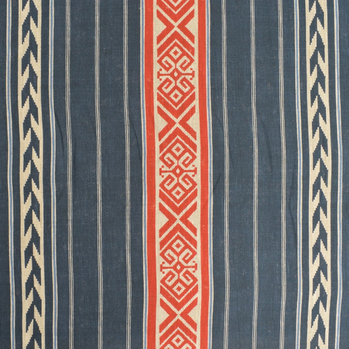 Kolomyya Linen Stripe - Indigo - Image 2