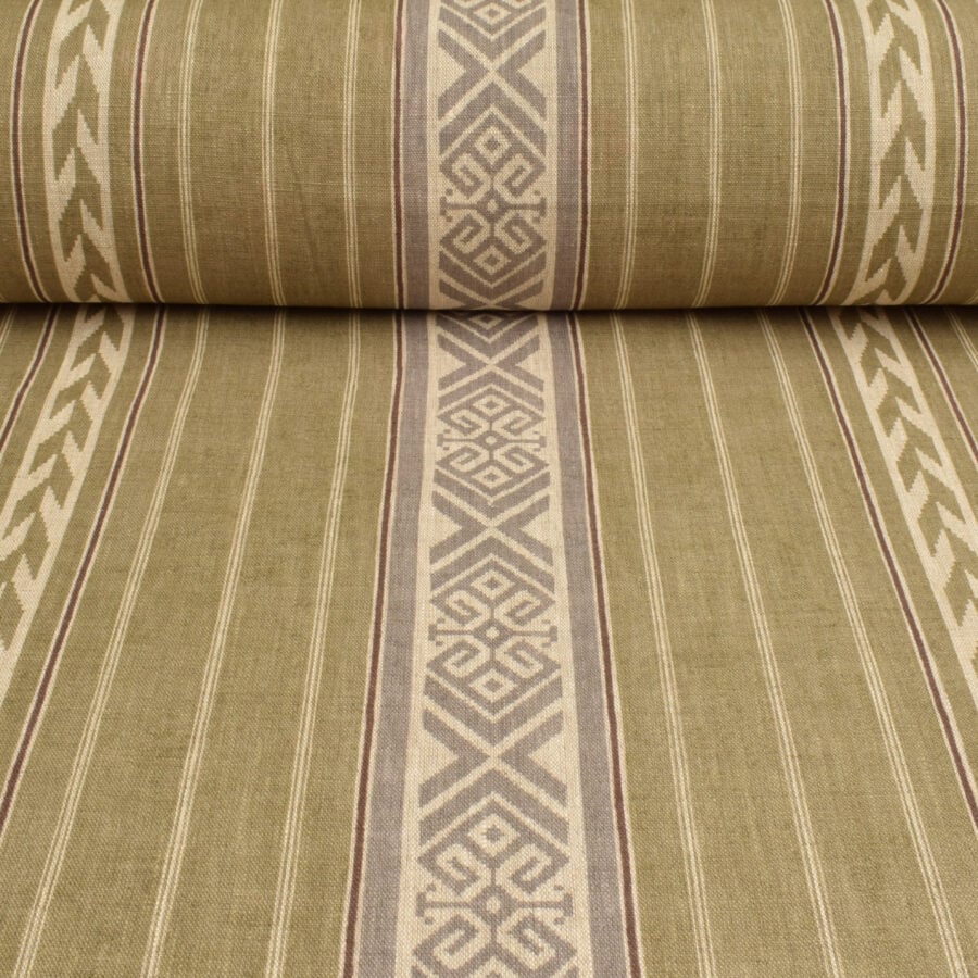 Kolomyya Linen Stripe - Sage