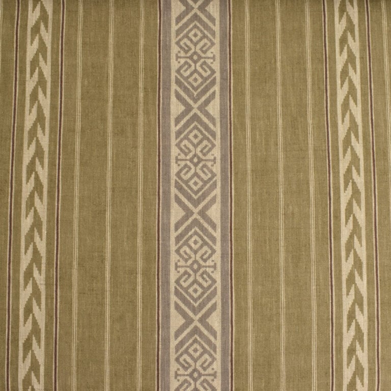Kolomyya Linen Stripe - Sage - Image 2