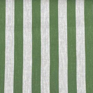 Beta Linen Stripe - Leaf Green - Image 2
