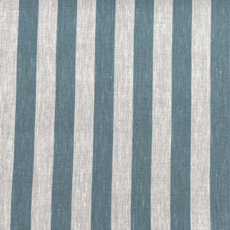 Beta Linen Stripe - Mineral Blue - Image 2