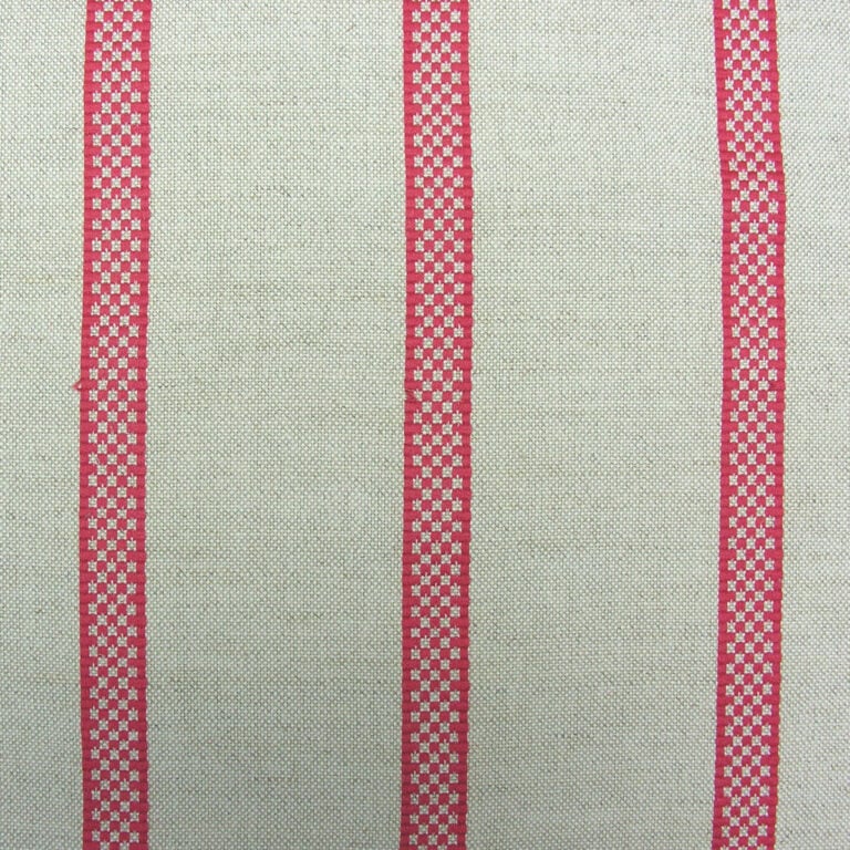Hopsack Stripe - Peony - Image 2