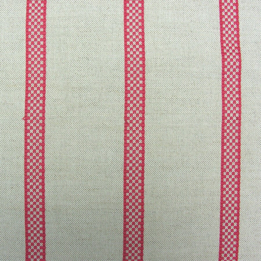 Hopsack Stripe - Peony