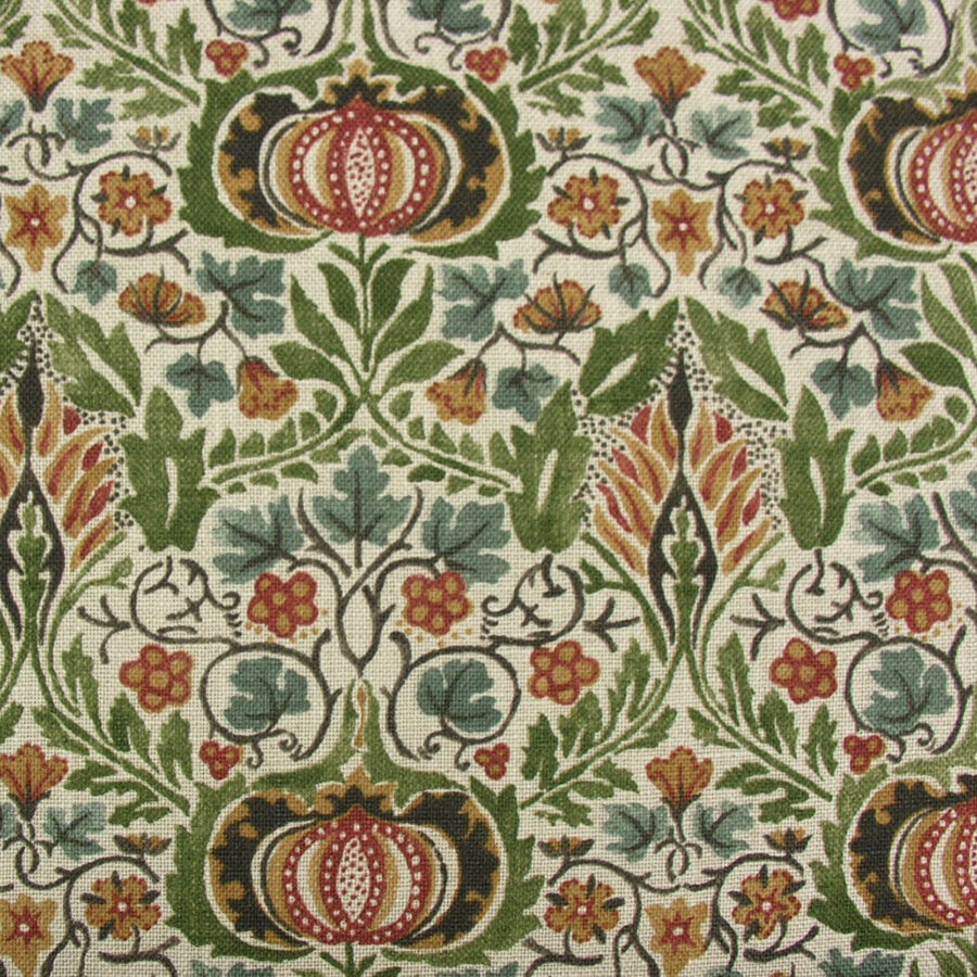William Morris Little Chintz - Olive and Ochre