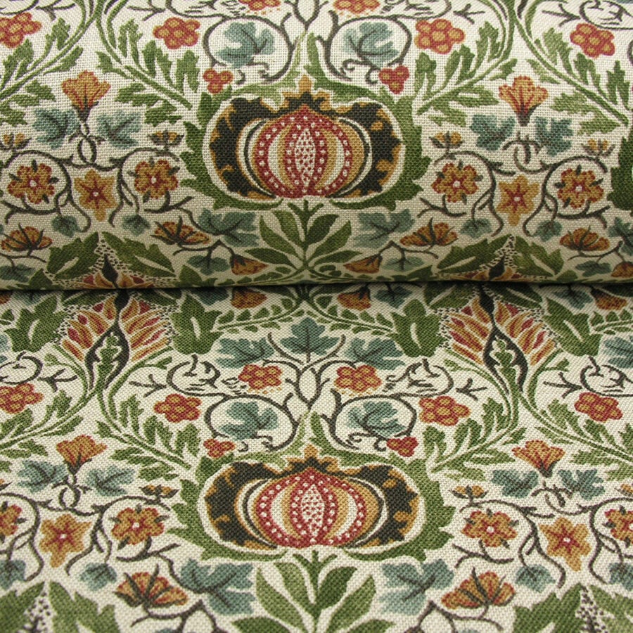 William Morris Little Chintz - Olive and Ochre