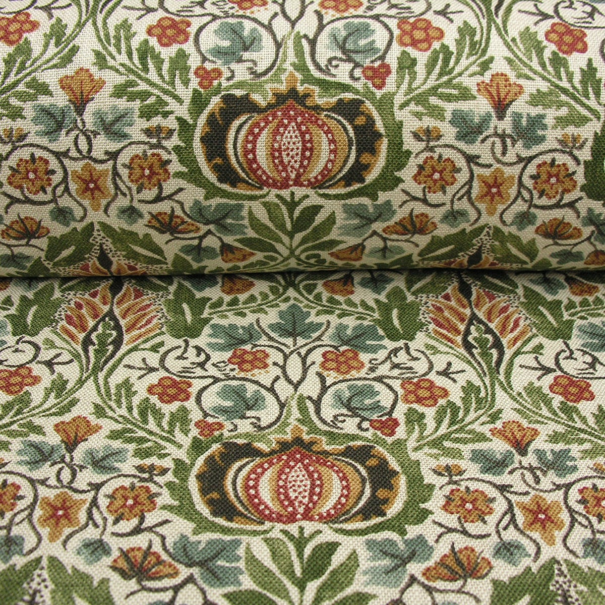 William Morris Little Chintz - Olive and Ochre - Image 3