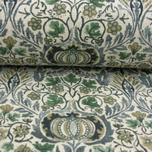 William Morris Little Chintz - Slate Blue and Fennel - Image 2