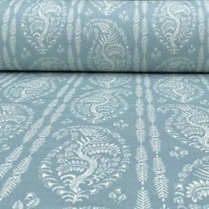Larisa Stripe - Duckegg and Ivory - Image 3