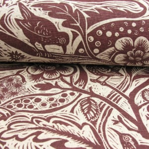 Mark Hearld Wren - Burgundy - Image 4