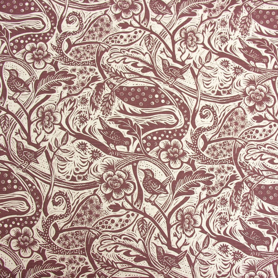 Mark Hearld Wren - Burgundy
