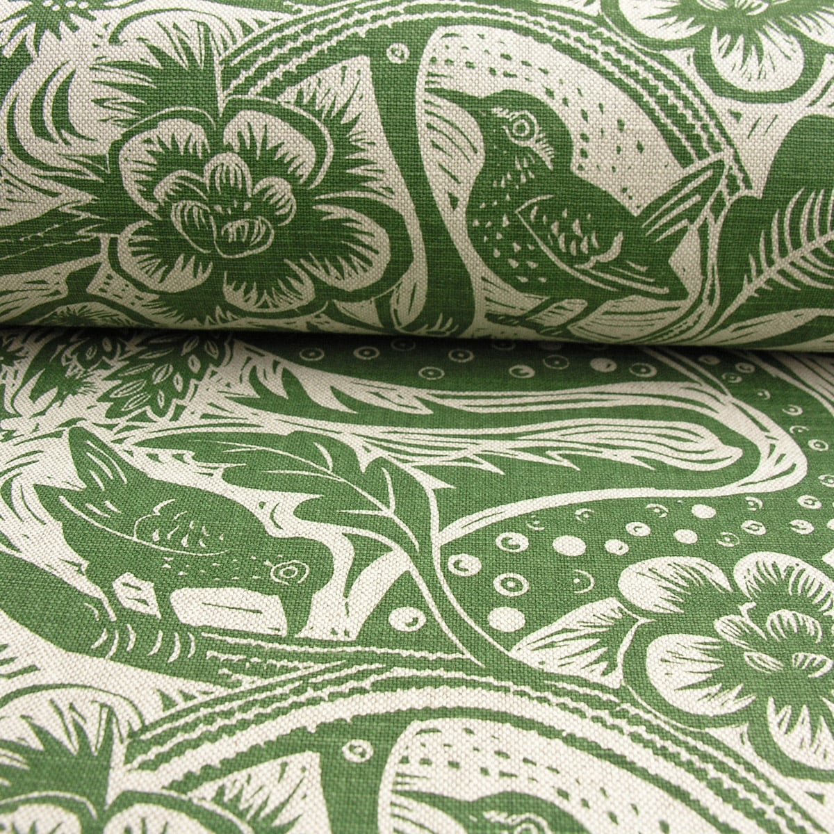 Wren by Mark Hearld for St Judes Fabrics