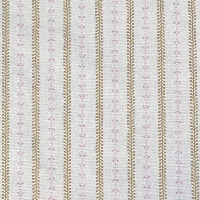 Maya Stripe Ivory - Soft Gold and Pink - Image 2