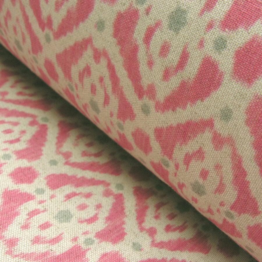 extra wide fabric rose pink ikat