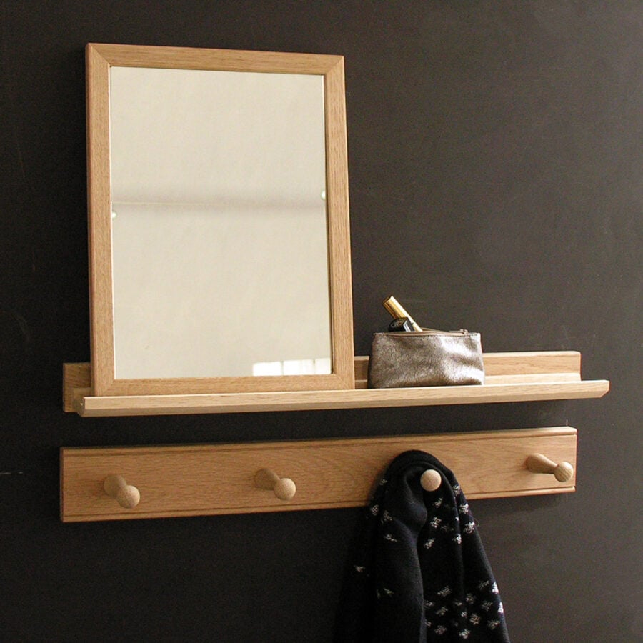 Oak Framed Mirror