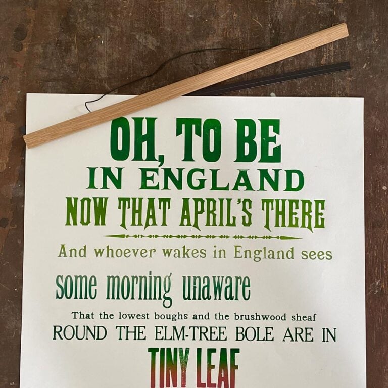 Oak Poster Hanger - Image 3