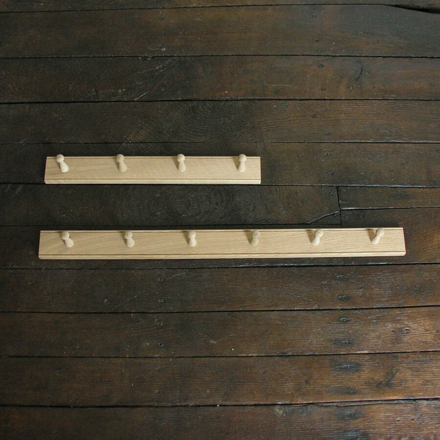 Oak Peg Rail
