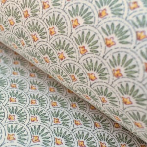 Oilcloth Scallop - Green