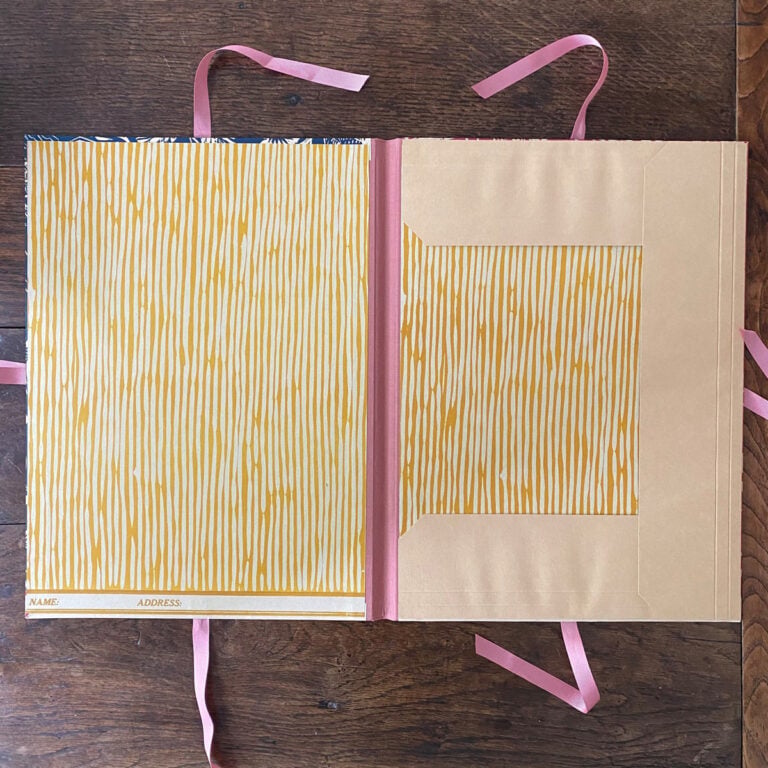Mark Hearld Handprinted Portfolio - Pink - Image 3