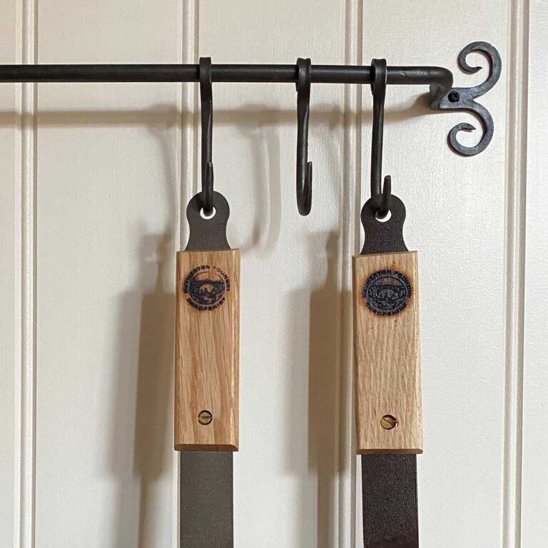hand forged pan hanger