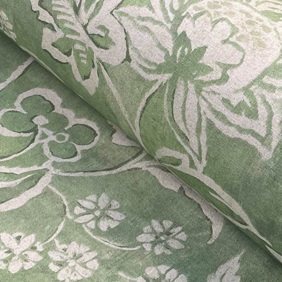 Extra Wide fabric green