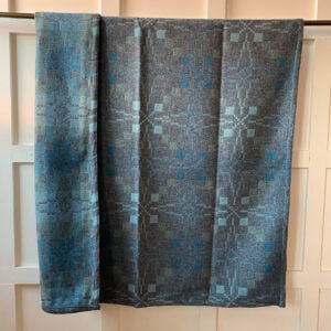Vintage Star Welsh Throw - Slate - Image 5