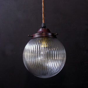 Prismatic Globe Pendant Light Small