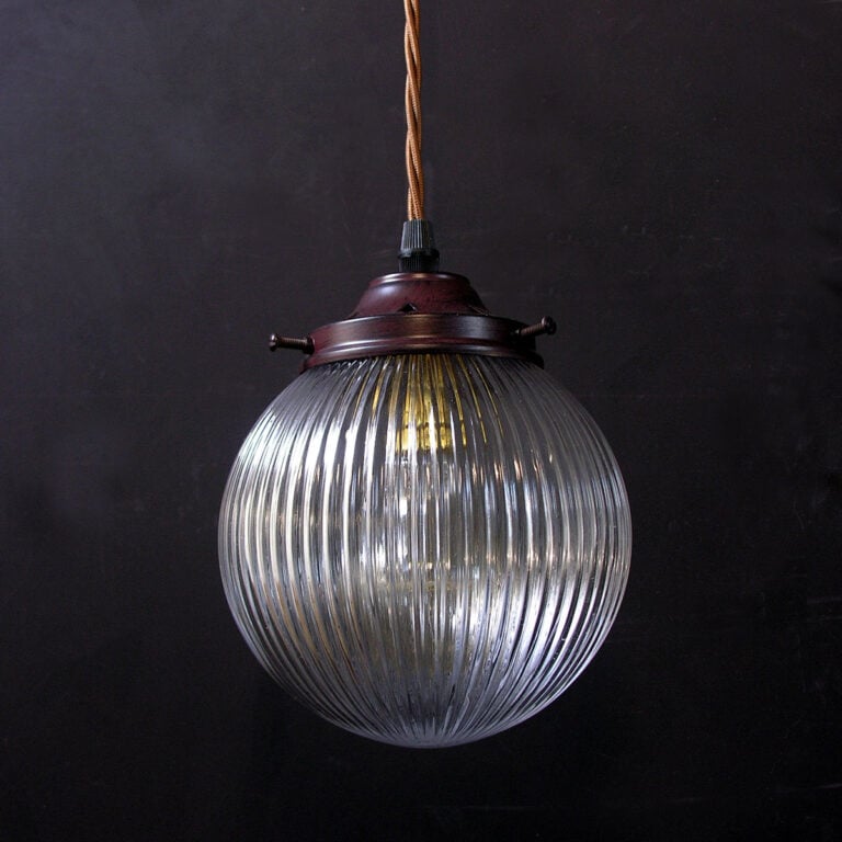 Prismatic Globe Pendant Light Small