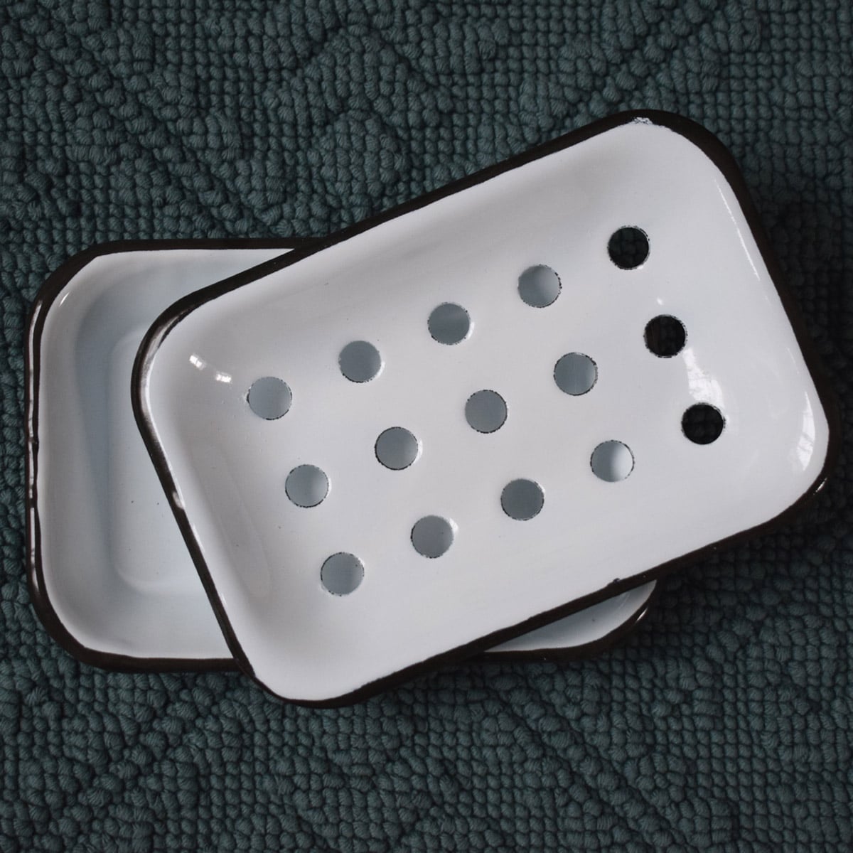 Enameled Two-Part Soap Dish - Image 2
