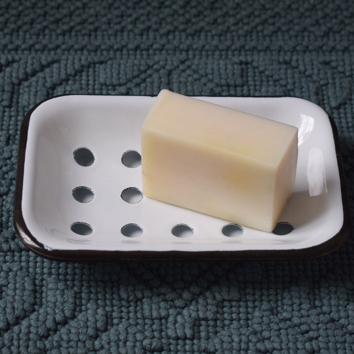 Enameled Two-Part Soap Dish - Image 1