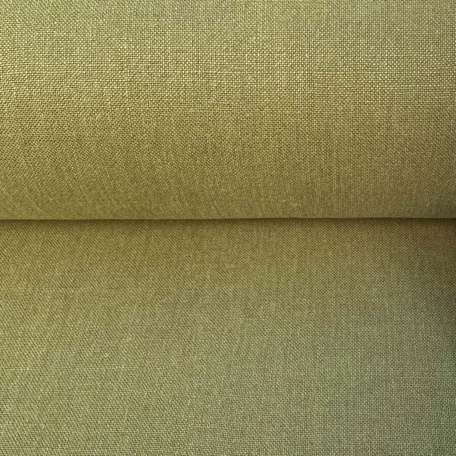 Linen Lavenham - Olive Green