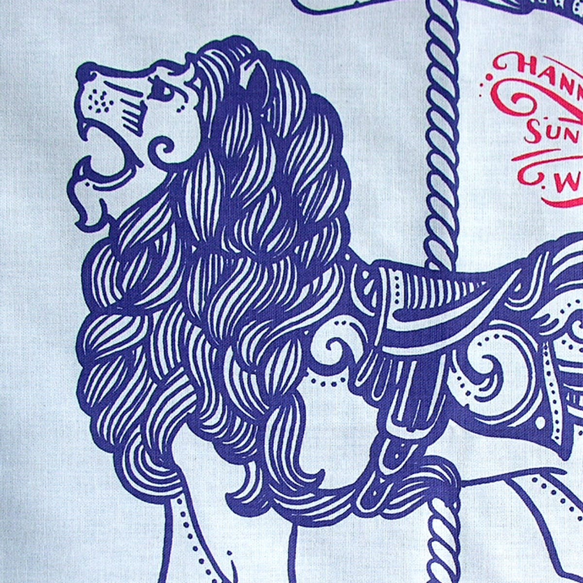 Printed Cotton Teatowel - Big Cats - Image 1