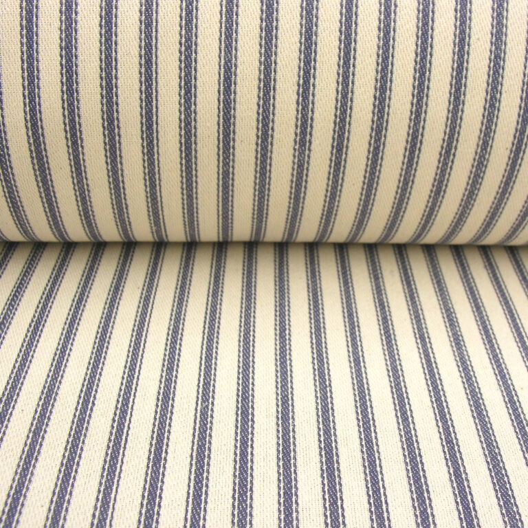 Cotton Ticking Wide - Cribbage Navy - Image 3