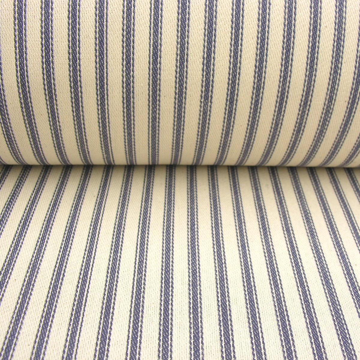 Cotton Ticking Wide - Cribbage Navy - Image 3