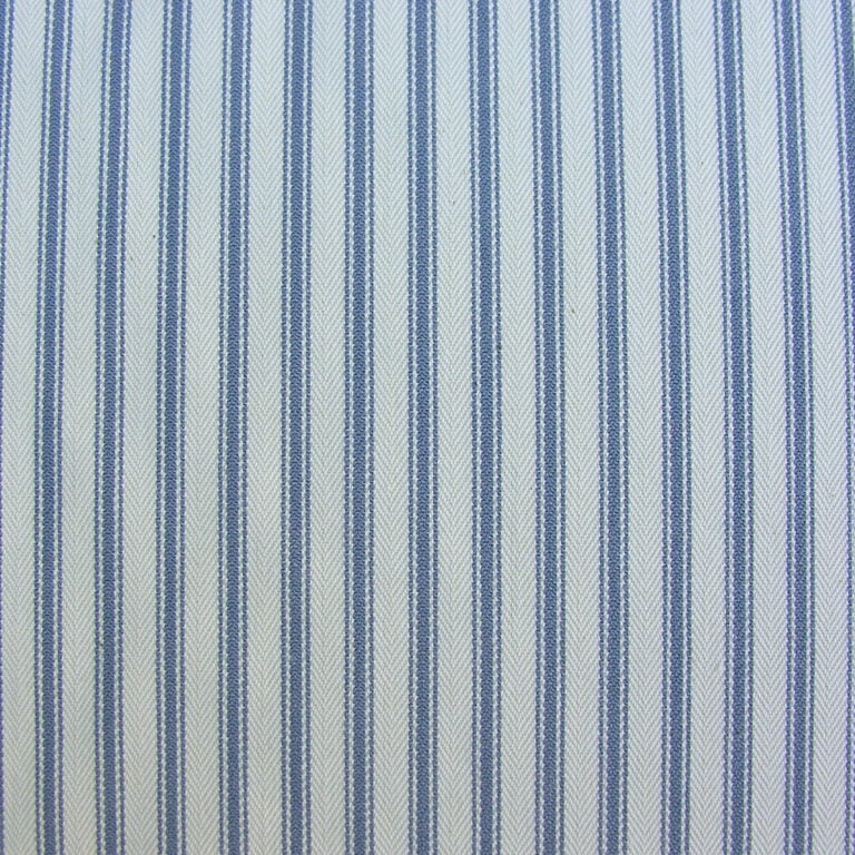 Ticking Fabric - Airforce Blue - Image 2
