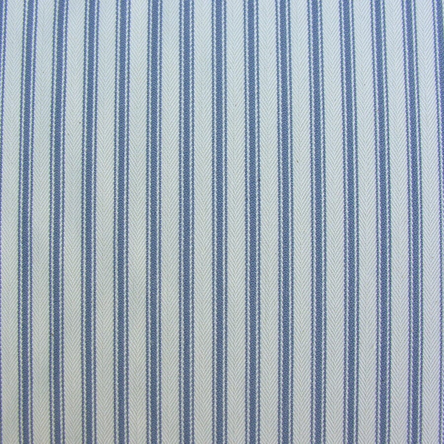 Ticking Fabric - Airforce Blue