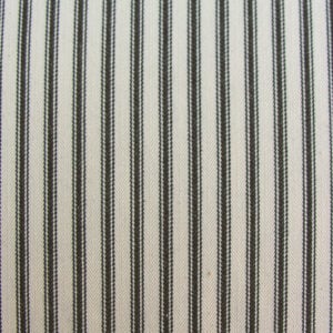 Ticking Fabric - Black - Image 2