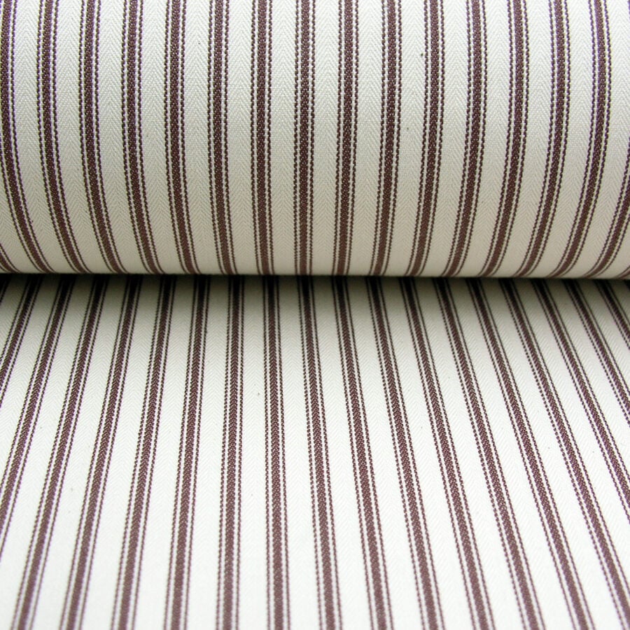 Brown Striped fabric for curtains
