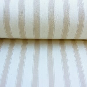 Ticking Fabric Large - Cream - Image 3